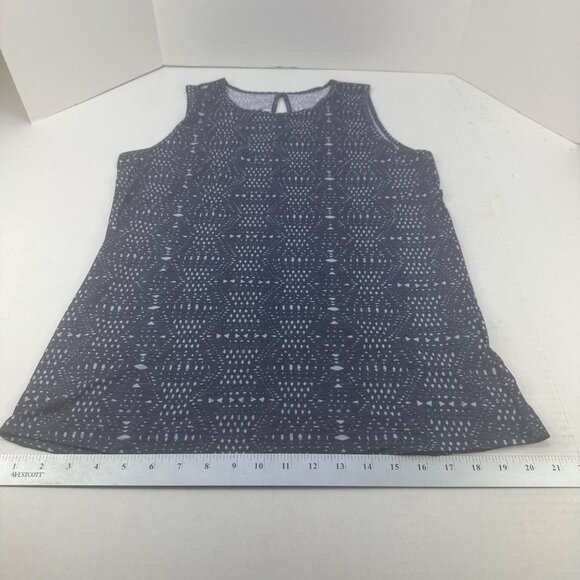 ZeroXposur Women's Size Small Top Sleeveless Patterned Gray Preowned - Picture 9 of 13